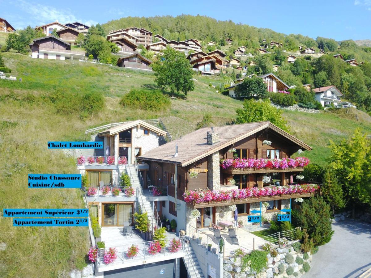 Chalet Lombardie Veysonnaz Bagian luar foto